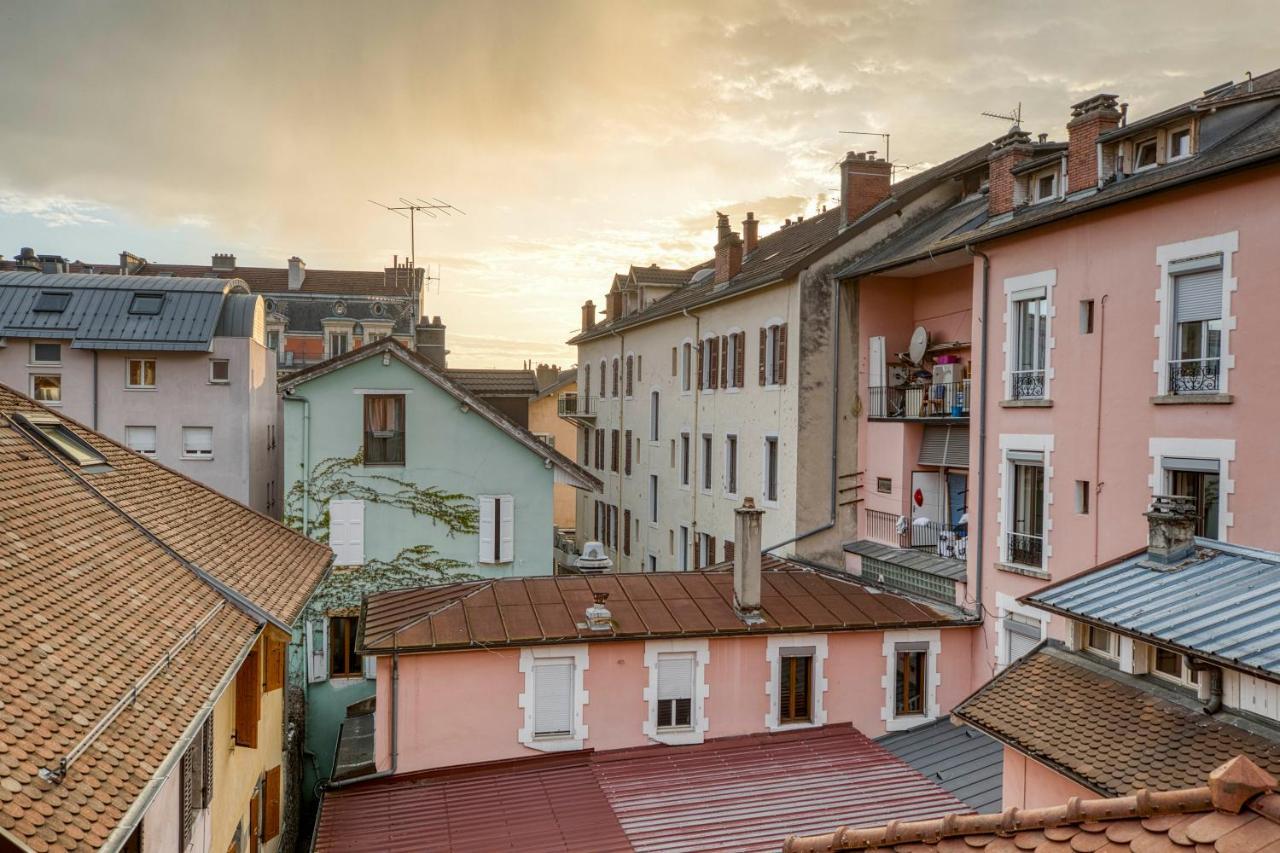 Le Carnot - Mycosyapart, Duplex Coeur De Ville Et Lac, Climatise Annecy Exterior foto
